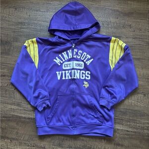 Kids Purple and Yellow Minnesota Vikings Hoodie
